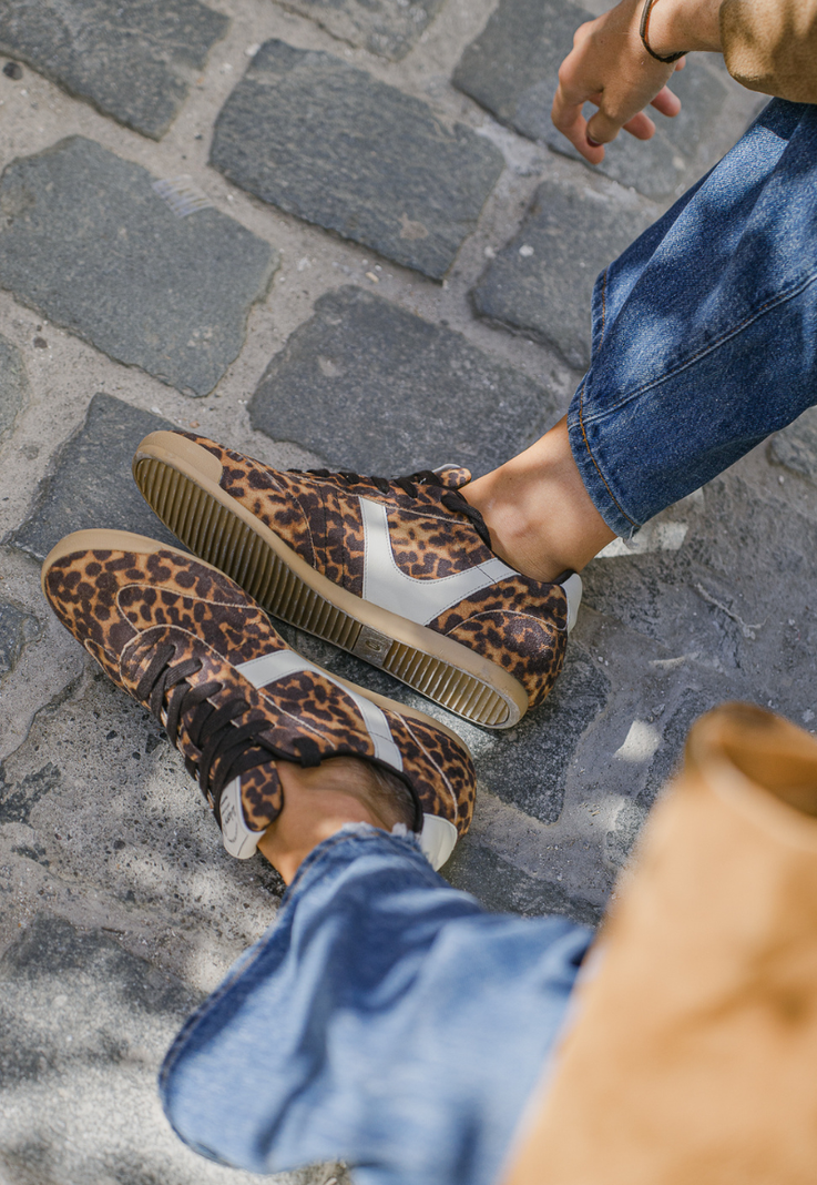 Zapatilla Mujer Urbana Retro Leopard Wappy -2