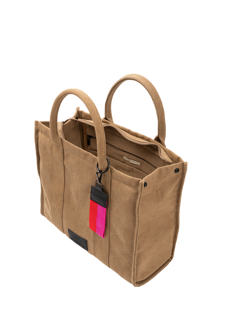 CARTERA TOTE VINTAGE CAMEL -4