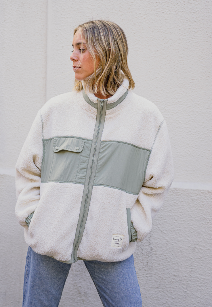 Polar Sherpa Mujer Wappy Green -1