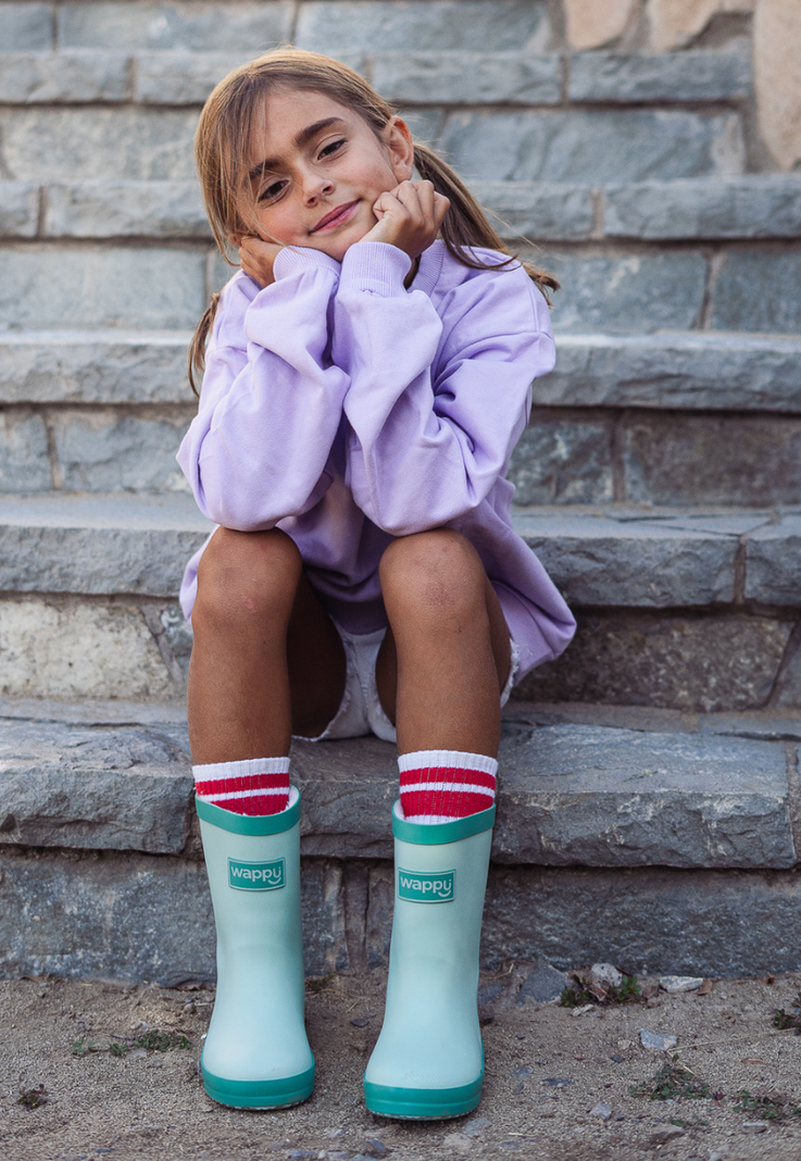 BOTAS DE AGUA KIDS MENTA 2025-2