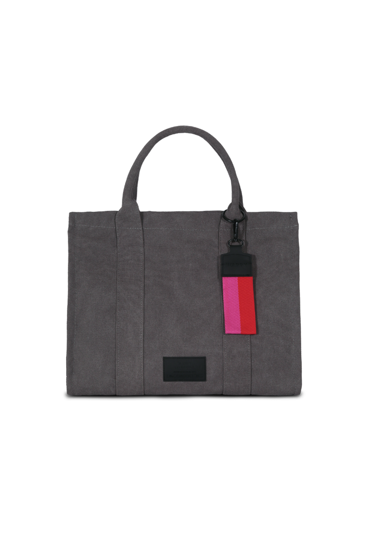 CARTERA TOTE VINTAGE GRIS -0