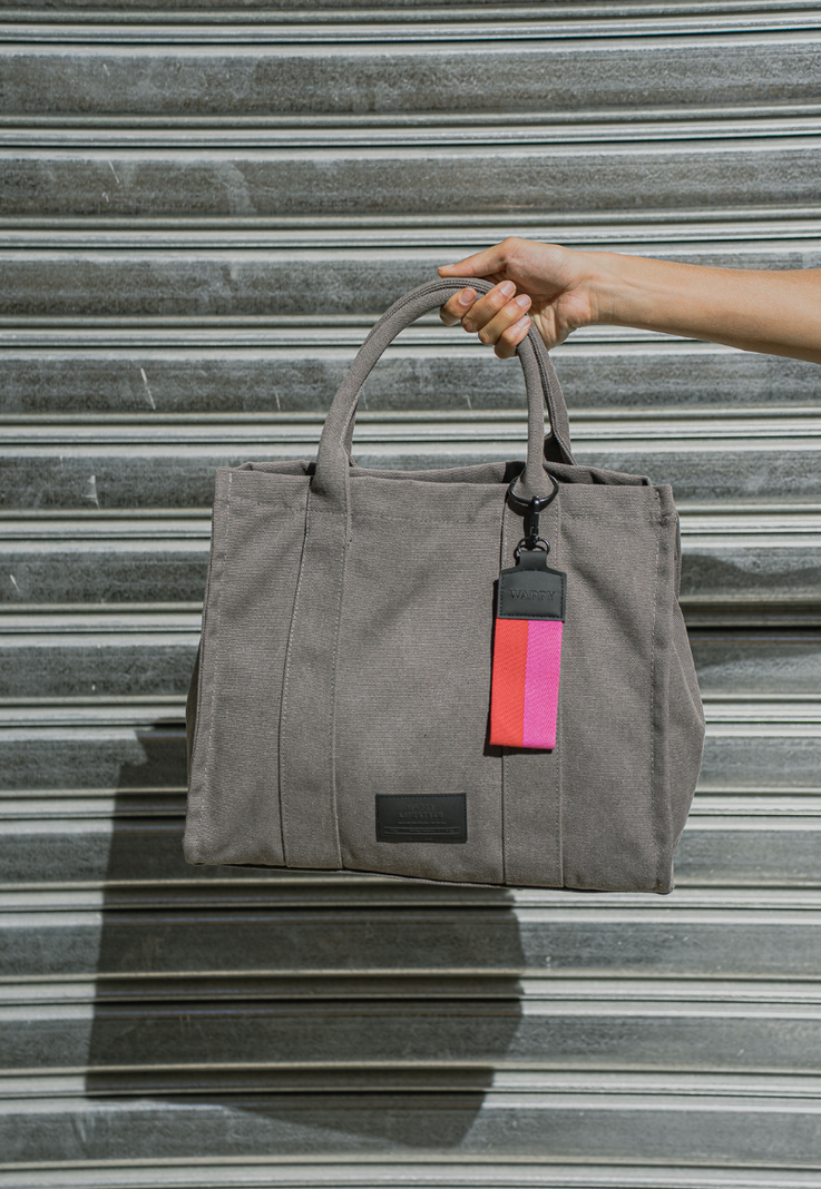 CARTERA TOTE VINTAGE GRIS -3
