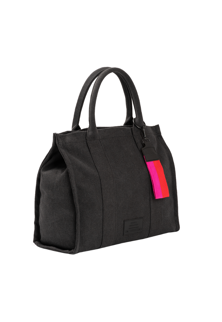 CARTERA TOTE VINTAGE BLACK -1