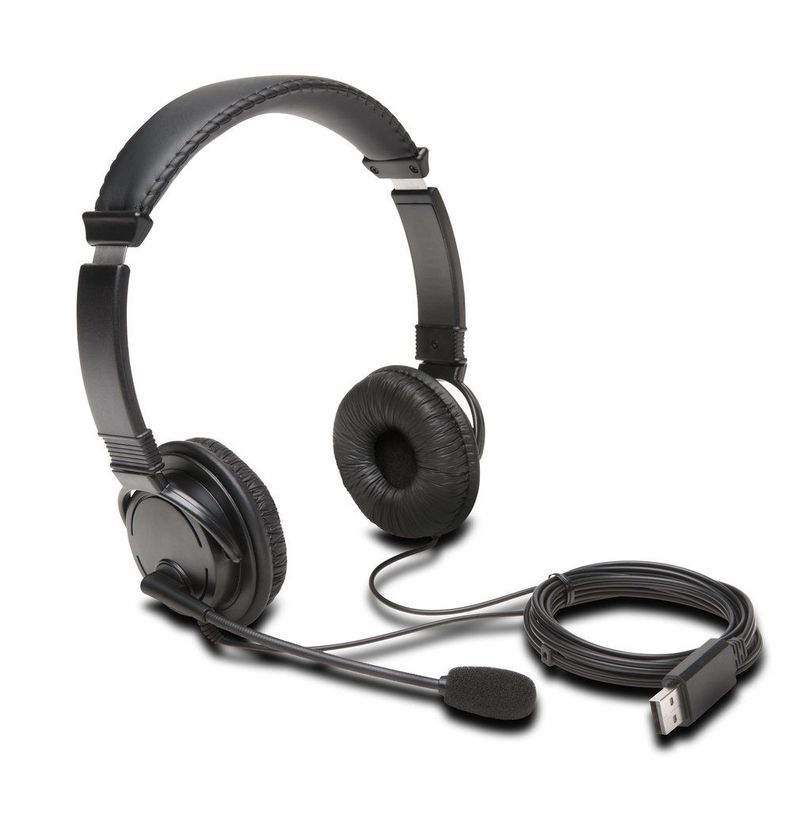 Audifono con Microfono HiFi Conexión USB-B - Kensington-2