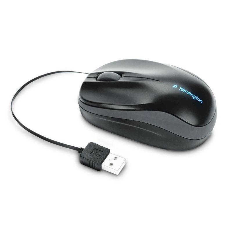 Mouse Pro Fit USB Retractil Kensington-1