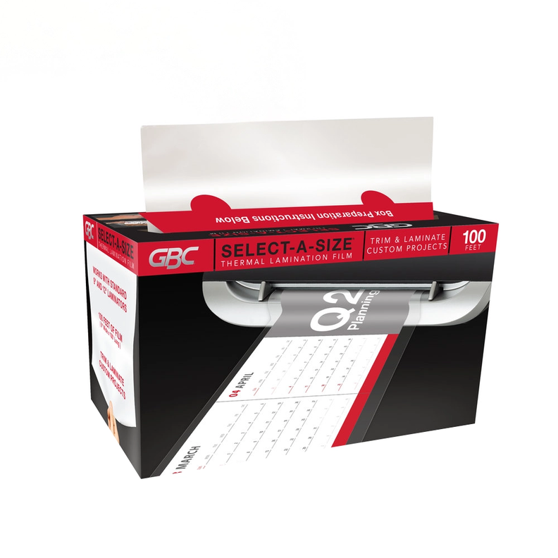 Rollo para Termolaminacion GBC Carta 75 Mic  Largo 30,4 mts Negro