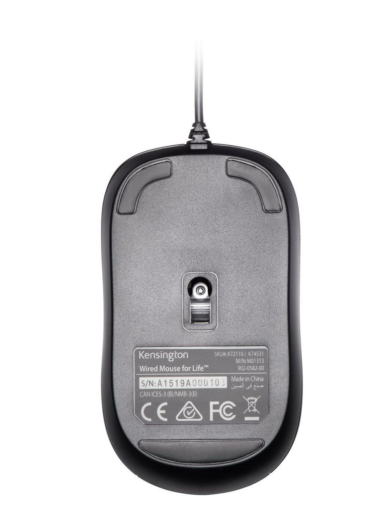 Mouse For Life 3 Botones USB – Negro-1