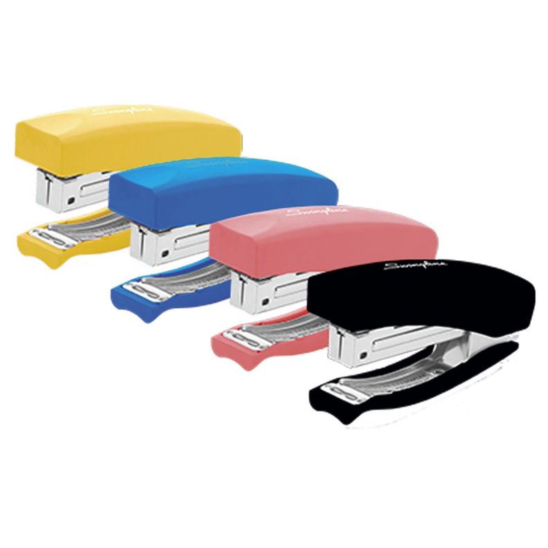 Corchetera Swingline Soft Grip Plastica con Argolla 20 Hojas Surtido
