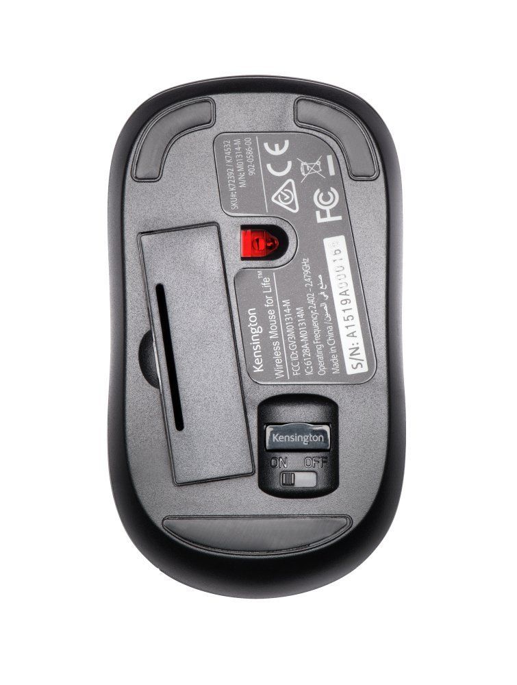 Mouse For life Azul Inalámbrico - 3 Botones, 2,4 GHz-1