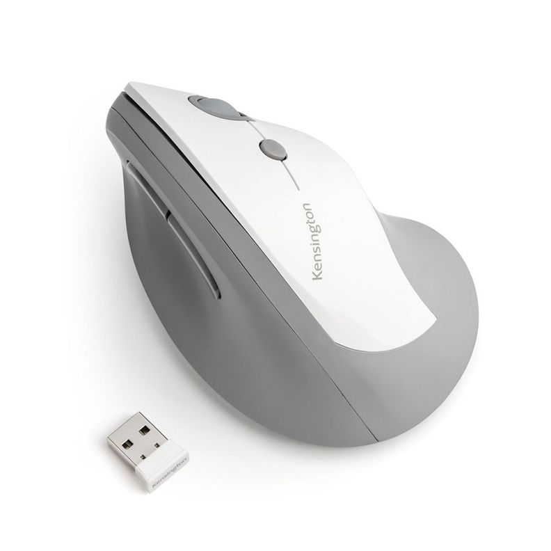 Mouse Vertical Profit Gris Inalámbrico Kensington-0