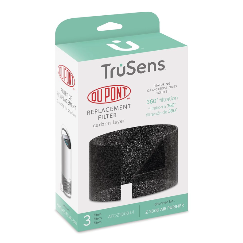 Repuesto Filtro de Carbon TruSens Z2000 Negro