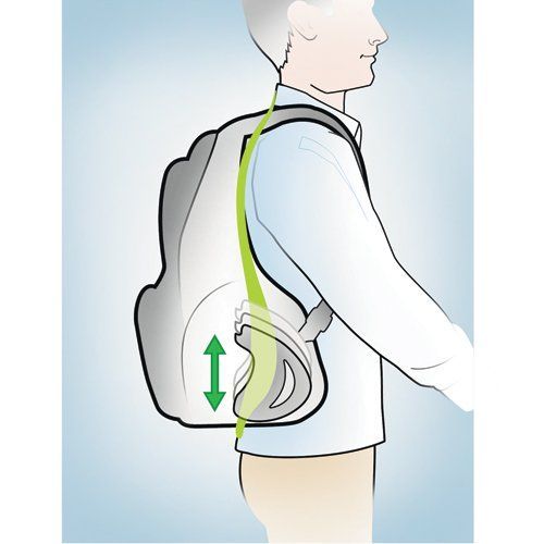 Mochila Ergonómica Contour 17" Negra Kensington-3