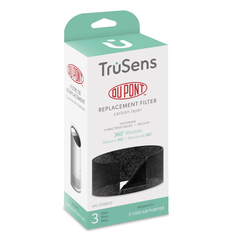 Repuesto Filtro de Carbon TruSens Z1000 Negro