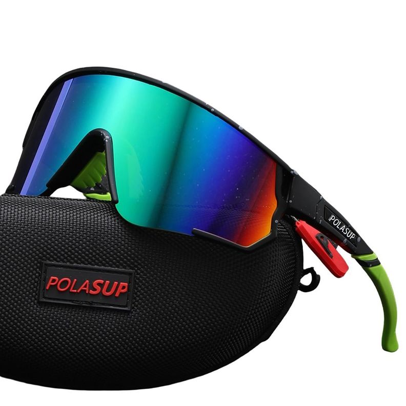 Polasup bicicleta lentes de sol para Correr pescar marat n ciclismo lentes gafas UV400