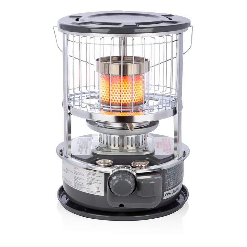 Estufa Parafina Kerosene Mecha  KPM-3300 Gris-0