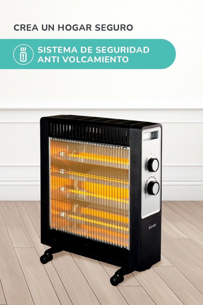 Estufa Calefactor Fibra de Carbono Kendal KNSB-220-5