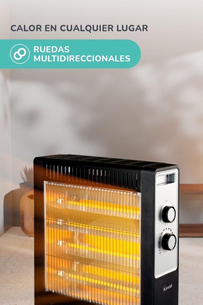 Estufa Calefactor Fibra de Carbono Kendal KNSB-220-7