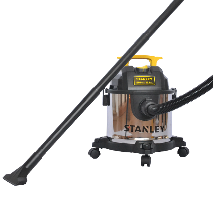 Aspiradora Stanley 1300watt 15l Sl19301-4b Polvo Y Agua-5