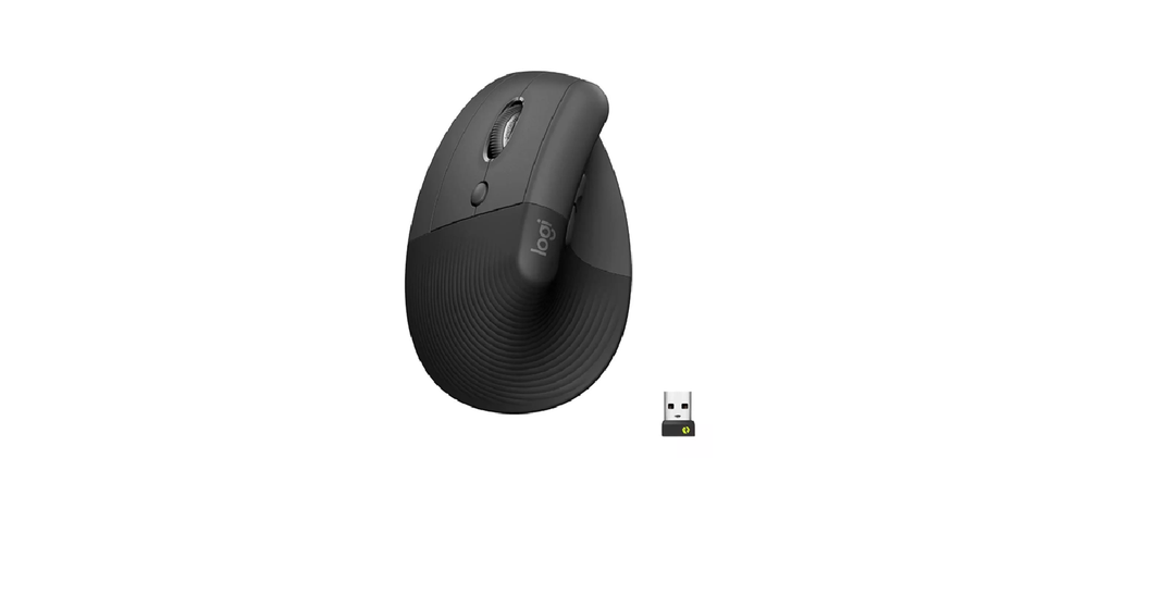 Mouse Ergonómico Vertical Logitech Lift Left - Negro-0
