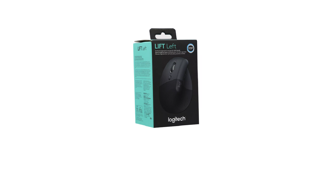 Mouse Ergonómico Vertical Logitech Lift Left - Negro-3