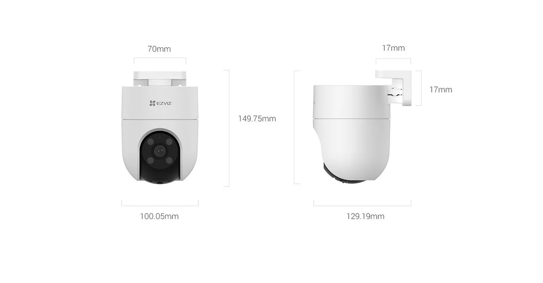 Cámara De Seguridad Ezviz H8c Con Resolución 2mp V/nocturna-3