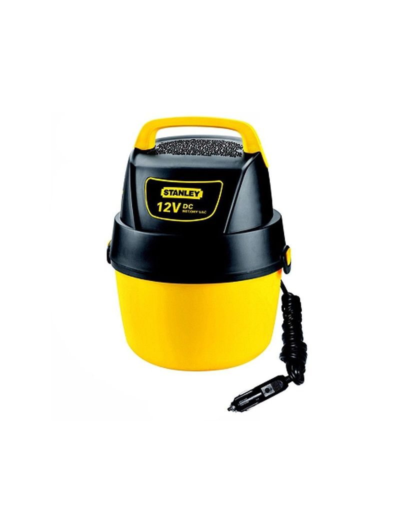 Aspiradora Portátil Stanley 12v Seco Y Mojado 3.8 Litros Automóviles -0