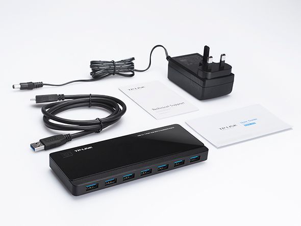 Hub 3.0 Tp-link Uh720 Usb 7 Puertos 3.0 + 2 Carga Rapida-2