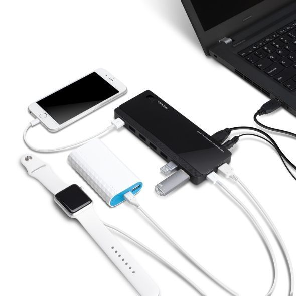 Hub 3.0 Tp-link Uh720 Usb 7 Puertos 3.0 + 2 Carga Rapida-3