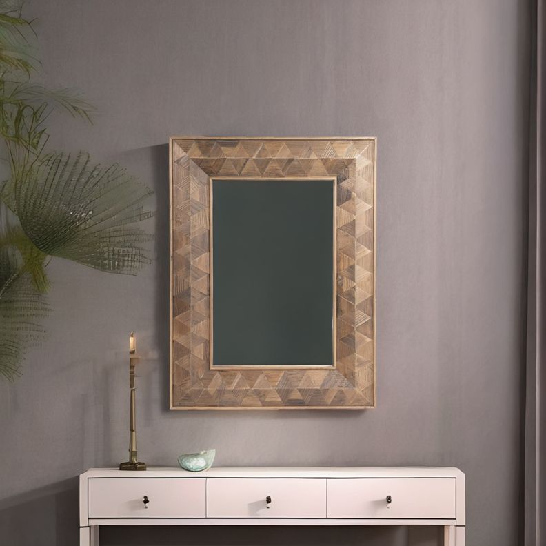 Espejo Lidoga rectangular de madera de olmo-1