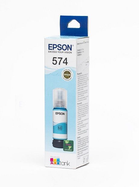 TINTA EPSON BOTELLA CYAN LIGHT 70ML PARA L8050 Celeste