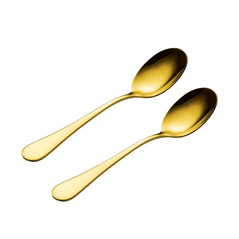 Set 2 Cucharas Para Servir Select Doradas Dorado