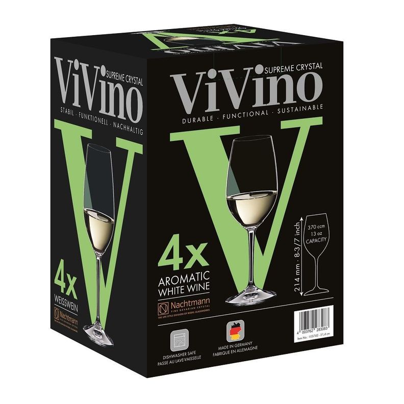 Set 4 Copas White Wine Vivino Transparente