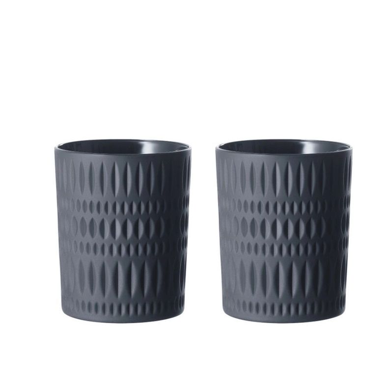 Set 2 Vasos Ethno Black Nachtmann