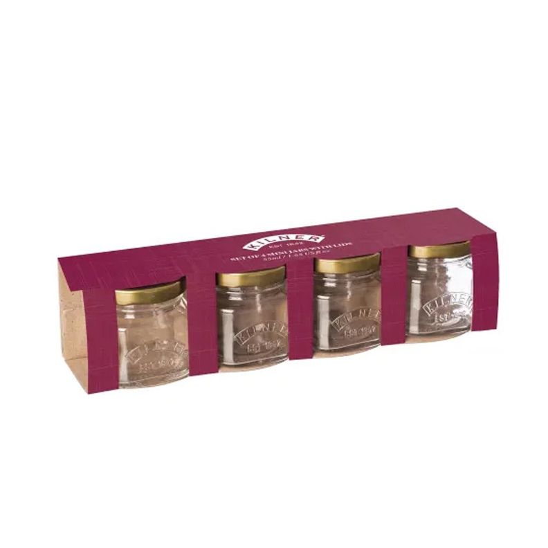 Set 4 Mini Frascos Kilner 55ml-2
