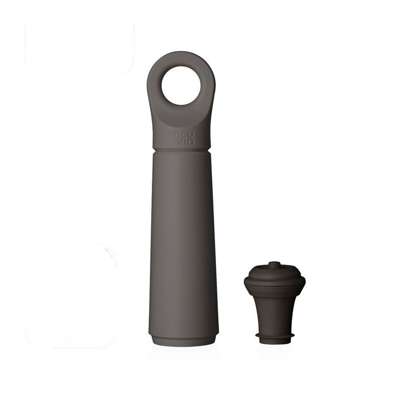Bomba y Tap n de Vac o Loop para Vino Grafito