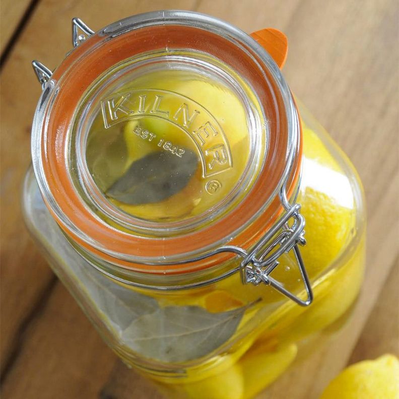 Frasco Kilner Cuadrado Cierre Clip 1.5 Litros-1