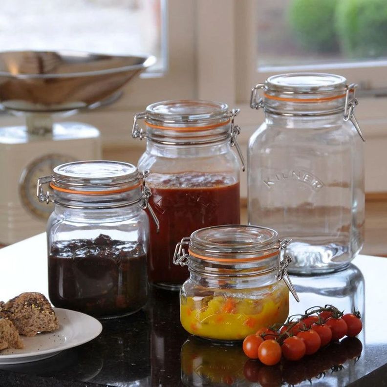 Frasco Kilner Cuadrado Cierre Clip 1.5 Litros-3