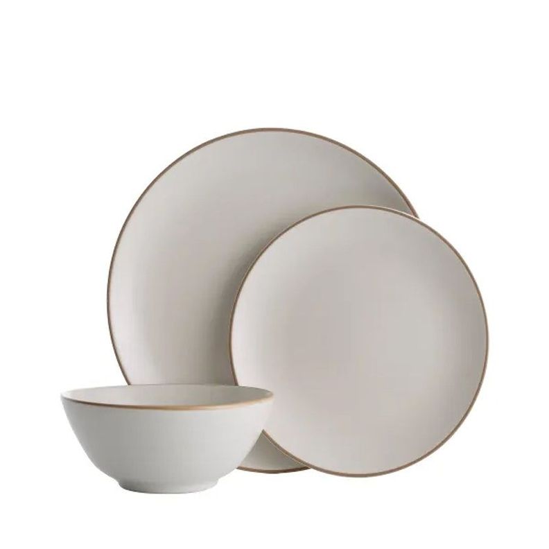 Juego Loza Classic Collection 12 Piezas Crema-0