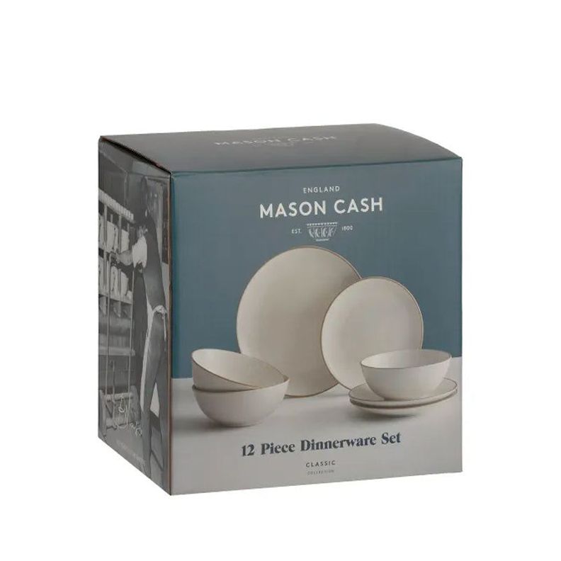 Juego Loza Classic Collection 12 Piezas Crema-2