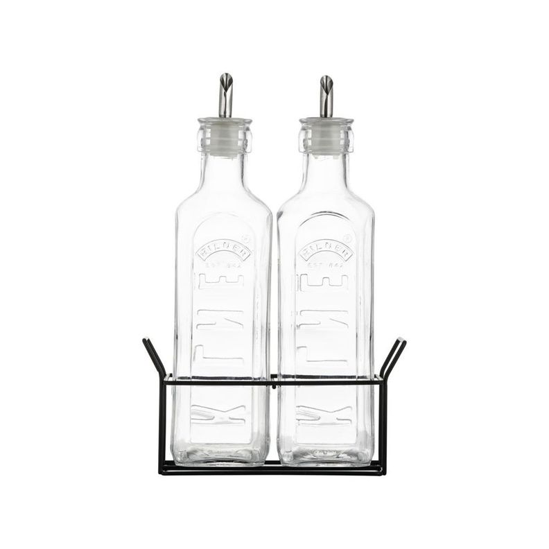 Set Alcuza + Base Metalica Kilner