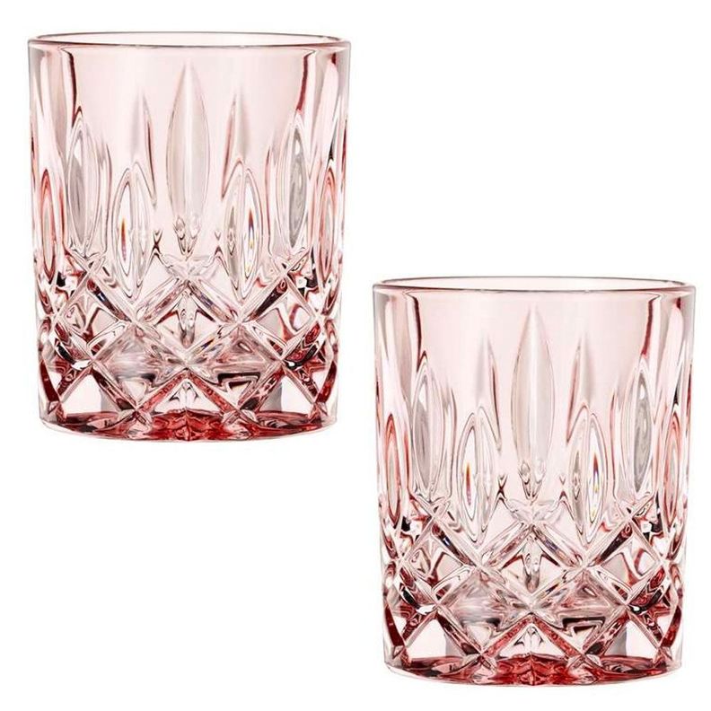 Set 2 vasos Noblesse Rose Whisky Rosado Pastel