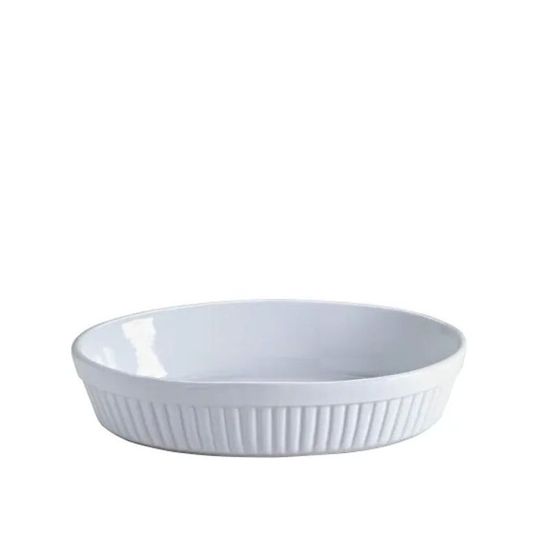 Fuente Classic Collection Ovalada Blanca 28 cms Blanco