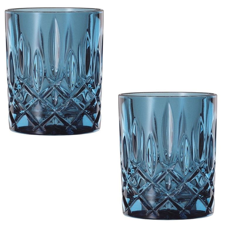 Set 2 vasos Noblesse Vintage Blue Whisky Azul