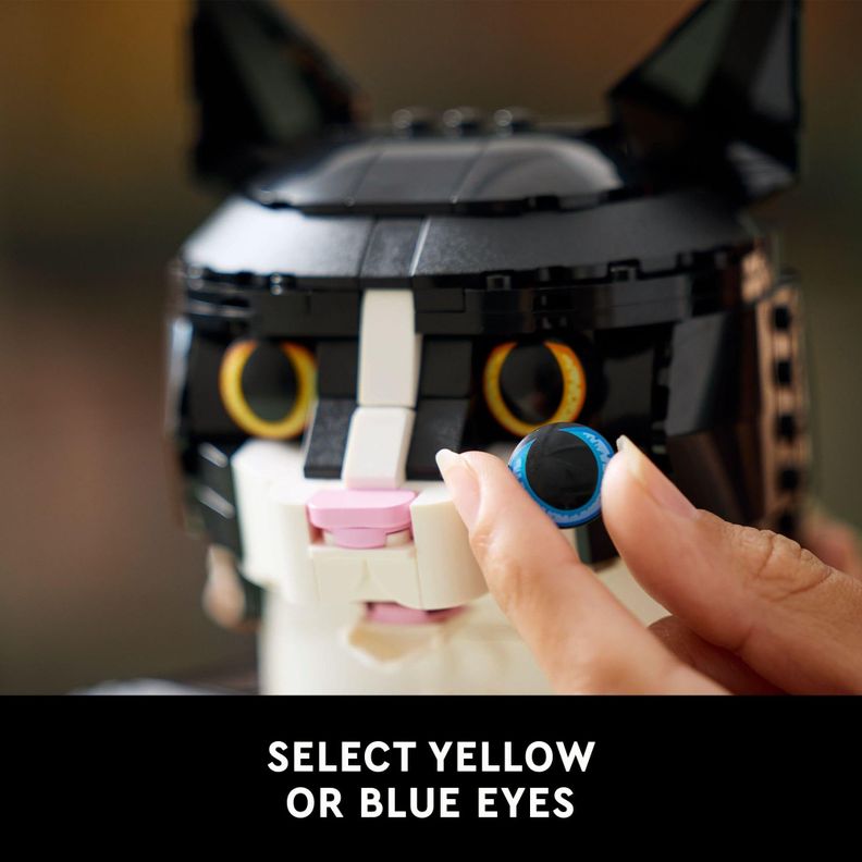 Set de construcción LEGO Ideas Tuxedo Cat 21349 para adultos-3
