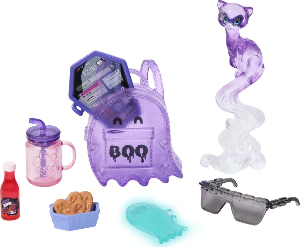 Muñeca Monster High Spectra Vondergeist con hurón como mascota Rhuen-4