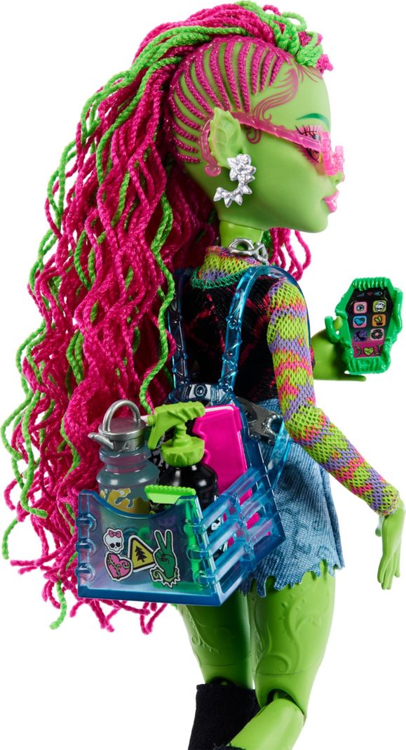 Muñeca Venus McFlytrap de Monster High con mascota Plant Monster-3