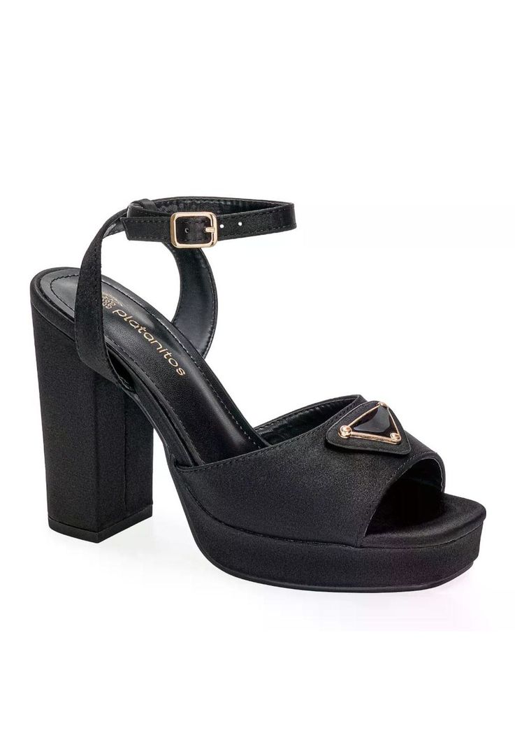 Platanitos Sandalia Dama Svp Marylin Negro 37