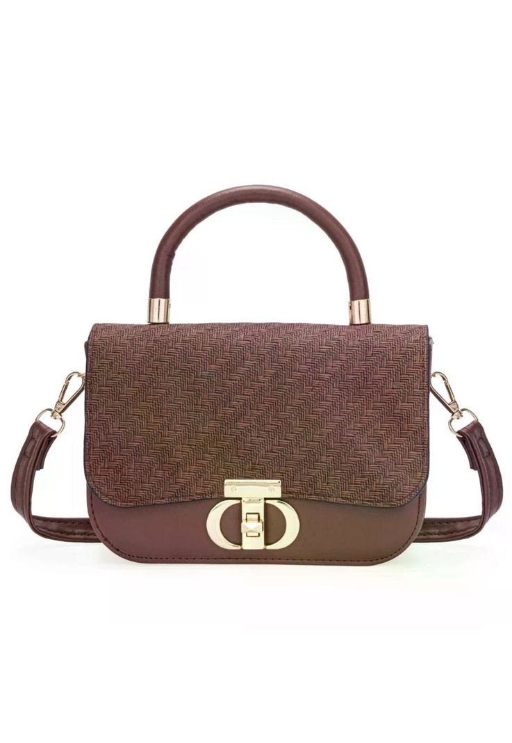 Cartera De Vestir Alessia Cafe Oscuro