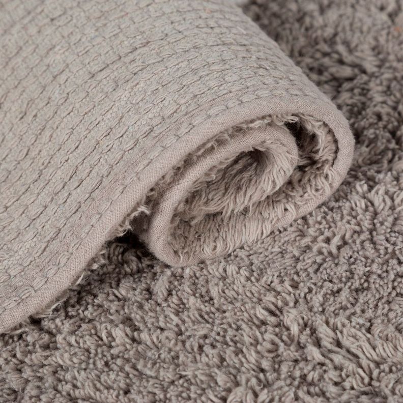 Alfombra Topos Tricolor Café 120 x 160cm-1