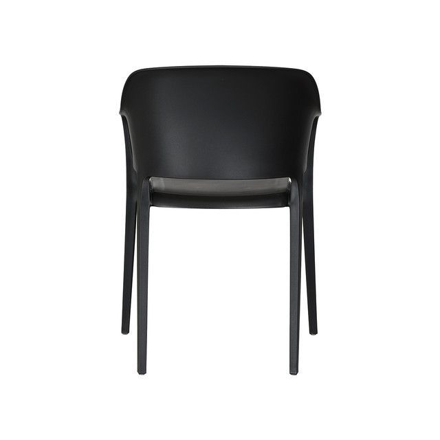 Silla Exterior Sunday con Brazos Negra-3